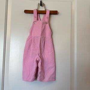 Vintage 100% cotton Toddletime JC Penny baby  Pink Corduroy Overalls 6 Months